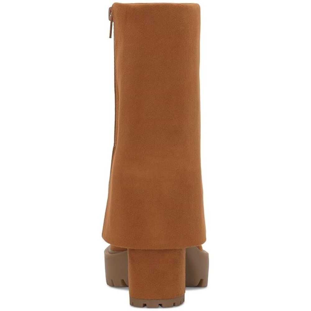 I.N.C. Suede Acelina Fold-Over Cuffed platform Dress heel Booties Size 8 NWT - Picture 10 of 17